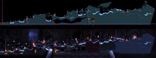A concept for a full Mexican Graveyard level.