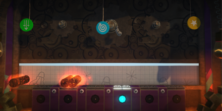 OddSock bouncing as the line is flipped. Official screenshot from the LittleBigPlanet Twitter account.[2]