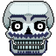 Sticker Mexico Graveyard Pixel Skull.png