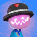 Newton's Airship level badge. Also used for the 'Newton's Theme' interactive track.