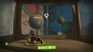 The Pod as it appears in the LittleBigPlanet Karting Milestone 4 prototype