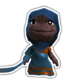 Sticker render of the early Maharani outfit.