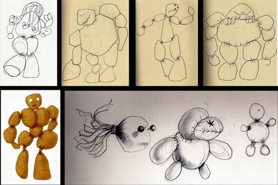 Very rough character concepts.