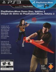 PlayStation Move Demo Disc Volume 2 Packaging front