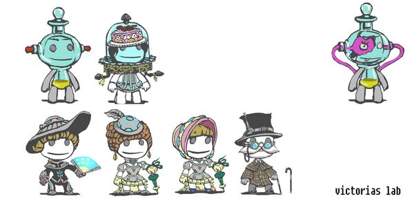 Early concept art for Flaskboy.