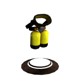 Powerup Scuba Gear Pedestal Left Render.png