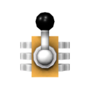 Magnetic Key Switch Early Orange Off Front Render.png