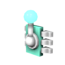 Magnetic Key Switch Final Cyan On Right Render.png