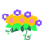 Sticker England Garden Flowers Yellow.png