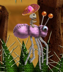 Cropped version of the ants shown prior.