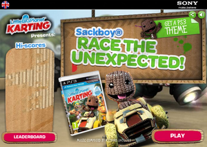 SackboyRaceTheUnexpected Title.png