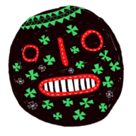 Sticker Africa Grin Face.png