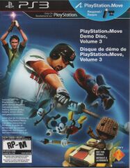 PlayStation Move Demo Disc Volume 3 Packaging front