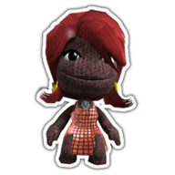 Sticker render of the Mary Lou outfit