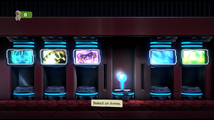Arena selection room