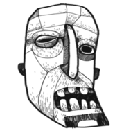 Sticker Africa Growl Face.png