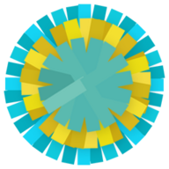 Sticker Mexico Graveyard Rosette Blue.png