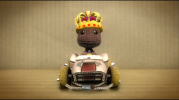 The Crown in LittleBigPlanet Karting.