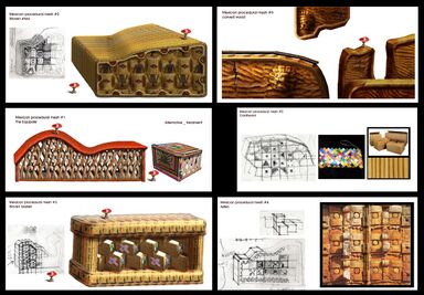 A concept for various Mexican Procedural Materials.