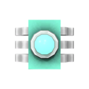 Magnetic Key Final Cyan On Front Render.png