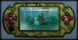 Sackboy diving to collect a key